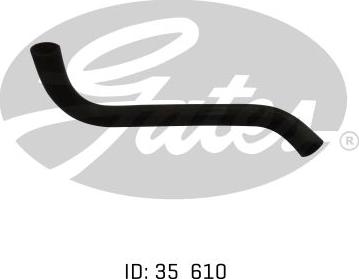 GATES 05-0698 - Шланг радіатора autocars.com.ua