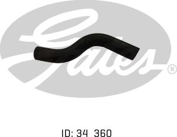 GATES 05-0700 - Шланг радіатора autocars.com.ua