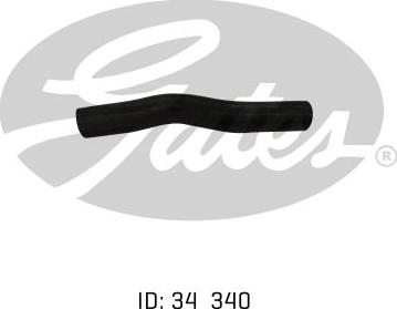 GATES 05-0707 - Шланг радіатора autocars.com.ua