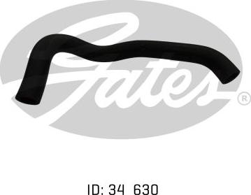 GATES 05-0708 - Шланг радіатора autocars.com.ua