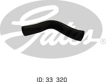 GATES 05-0718 - Шланг радіатора autocars.com.ua