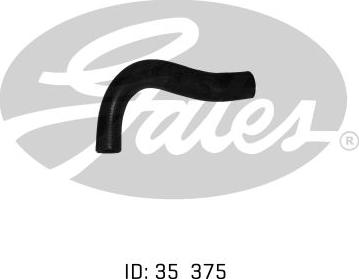 GATES 05-0721 - Шланг радіатора autocars.com.ua