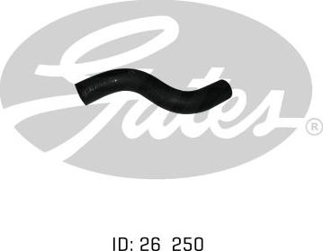 GATES 05-0727 - Шланг радіатора autocars.com.ua