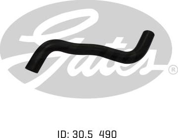 GATES 05-0729 - Шланг радіатора autocars.com.ua