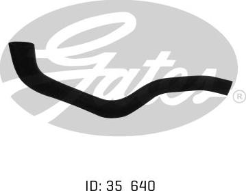 GATES 05-0744 - Шланг радіатора autocars.com.ua