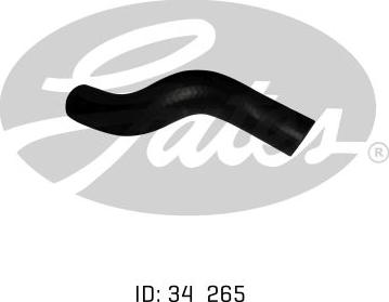 GATES 05-0756 - Шланг радіатора autocars.com.ua
