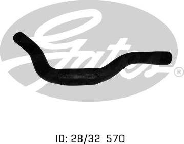 GATES 05-0770 - Шланг радіатора autocars.com.ua