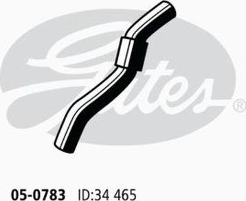 GATES 05-0783 - Шланг радіатора autocars.com.ua