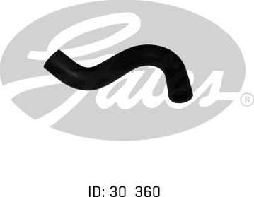 GATES 05-0791 - Шланг радіатора autocars.com.ua