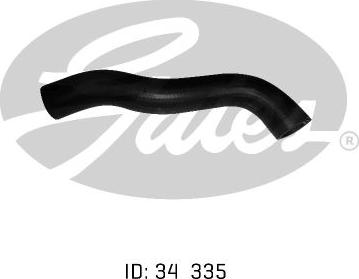 GATES 05-0840 - Шланг радіатора autocars.com.ua