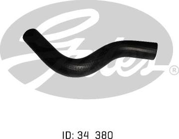 GATES 05-0843 - Шланг радіатора autocars.com.ua