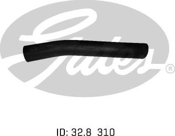 GATES 05-0852 - Шланг радіатора autocars.com.ua