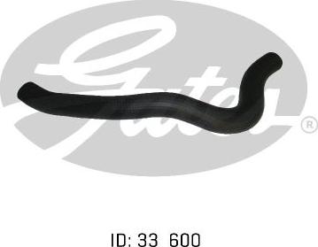 GATES 05-0968 - Шланг радіатора autocars.com.ua