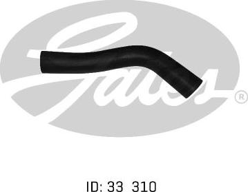 GATES 05-1200 - Шланг радіатора autocars.com.ua