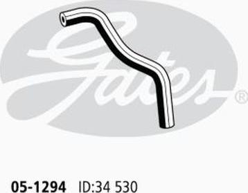 GATES 05-1294 - Шланг радіатора autocars.com.ua