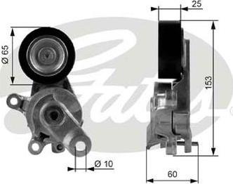 GATES-AU 38209 - Натягувач ременя, клинові зуб. autocars.com.ua