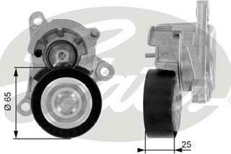 GATES-AU 38320 - Натягувач ременя, клинові зуб. autocars.com.ua