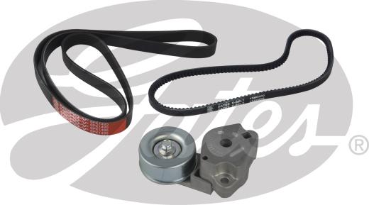 GATES AK016PK1495 - Поликлиновий ремінний комплект autocars.com.ua