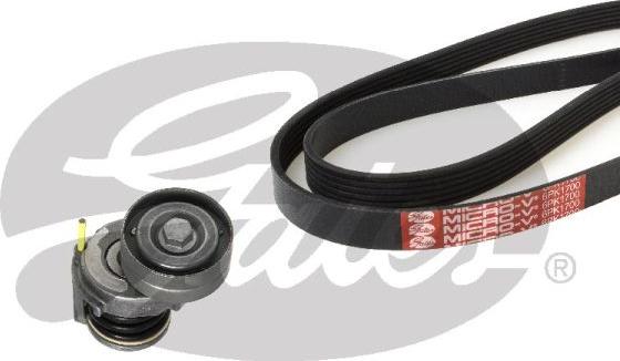 GATES K116PK1700 - Поликлиновий ремінний комплект autocars.com.ua