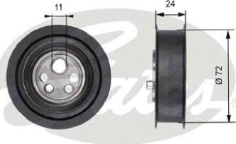 GATES-AU T41102 - Натяжной ролик, ремень ГРМ autodnr.net