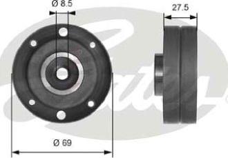 GATES-AU T41175 - Натяжной ролик, ремень ГРМ autodnr.net