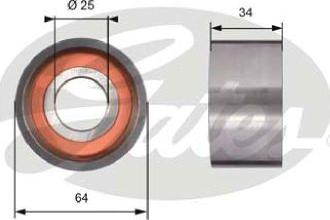 GATES-AU T41234 - Натяжной ролик, ремень ГРМ autodnr.net