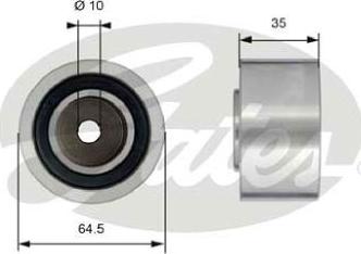 GATES-AU T42152 - Направляющий ролик, зубчатый ремень autodnr.net
