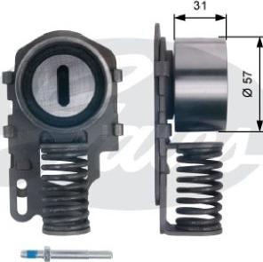 GATES-AU T43082 - Натяжитель, ремень ГРМ autodnr.net