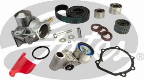 GATES TCKHWP172 - Водяний насос + комплект зубчатого ременя autocars.com.ua