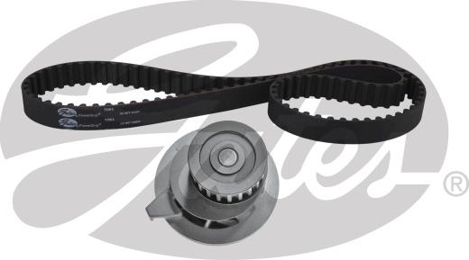 GATES TCKWP081 - Водяний насос + комплект зубчатого ременя autocars.com.ua