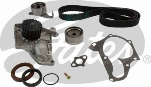 GATES TCKWP087 - Водяний насос + комплект зубчатого ременя autocars.com.ua