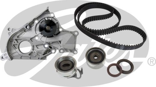 GATES TCKWP098 - Водяний насос + комплект зубчатого ременя autocars.com.ua