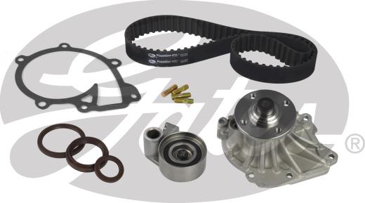 GATES TCKWP1511 - Водяний насос + комплект зубчатого ременя autocars.com.ua