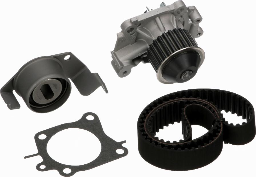 GATES TCKWP201A - Водяний насос + комплект зубчатого ременя autocars.com.ua
