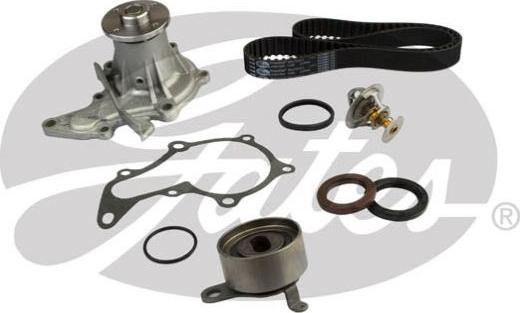 GATES TCKWP236 - Водяний насос + комплект зубчатого ременя autocars.com.ua