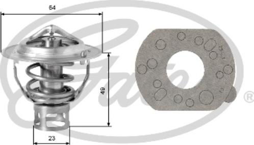 GATES-AU TH04077G1 - Термостат, охлаждающая жидкость autodnr.net