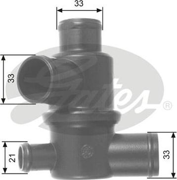 GATES-AU TH14687 - Термостат, охолоджуюча рідина autocars.com.ua