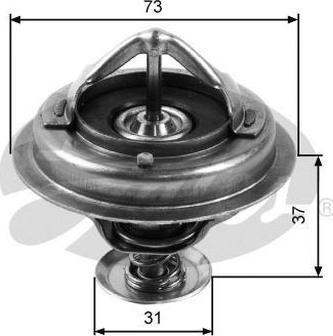 GATES-AU TH24588G1 - Термостат, охлаждающая жидкость autodnr.net