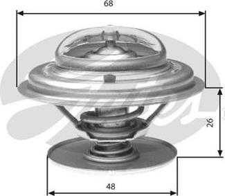 GATES-AU TH32882G1 - Термостат, охолоджуюча рідина autocars.com.ua