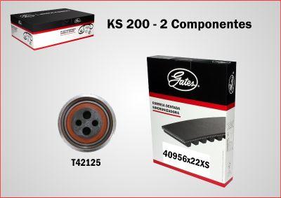 GATES KS200 - Комплект ременя ГРМ autocars.com.ua