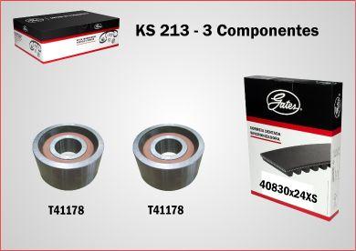 GATES KS213 - Комплект ременя ГРМ autocars.com.ua