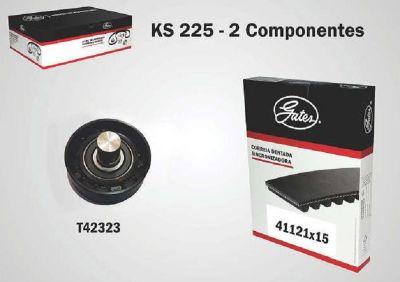 GATES KS225 - Комплект ременя ГРМ autocars.com.ua