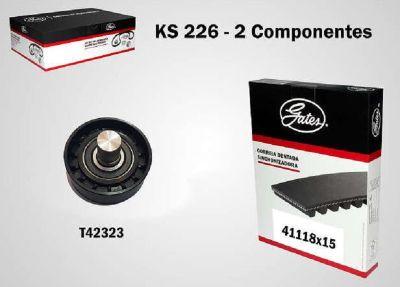 GATES KS226 - Комплект ременя ГРМ autocars.com.ua