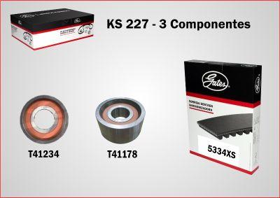 GATES KS227 - Комплект ременя ГРМ autocars.com.ua