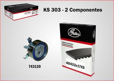 GATES KS303 - Комплект ременя ГРМ autocars.com.ua