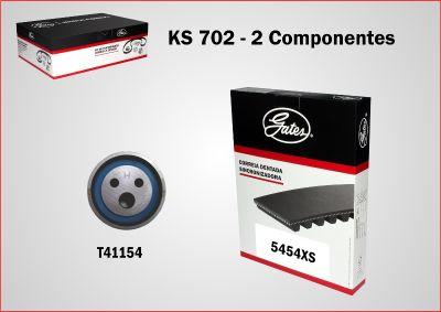 GATES KS702 - Комплект ременя ГРМ autocars.com.ua