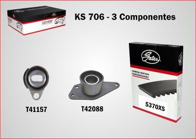 GATES KS706 - Комплект ременя ГРМ autocars.com.ua