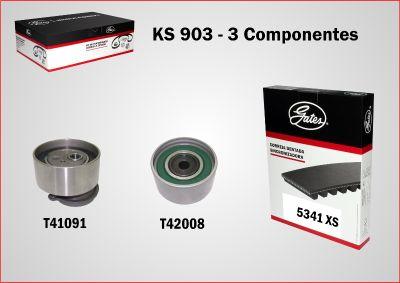 GATES KS903 - Комплект ременя ГРМ autocars.com.ua