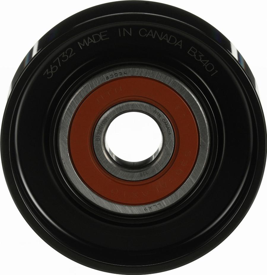 GATES 36732 - Паразитний / провідний ролик, поліклиновий ремінь autocars.com.ua