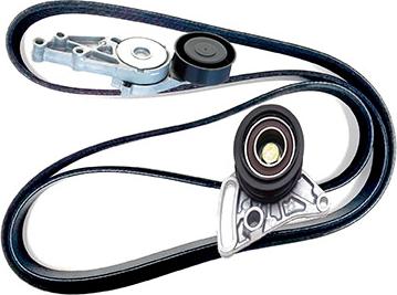 GATES DBK050510 - Поликлиновий ремінний комплект autocars.com.ua